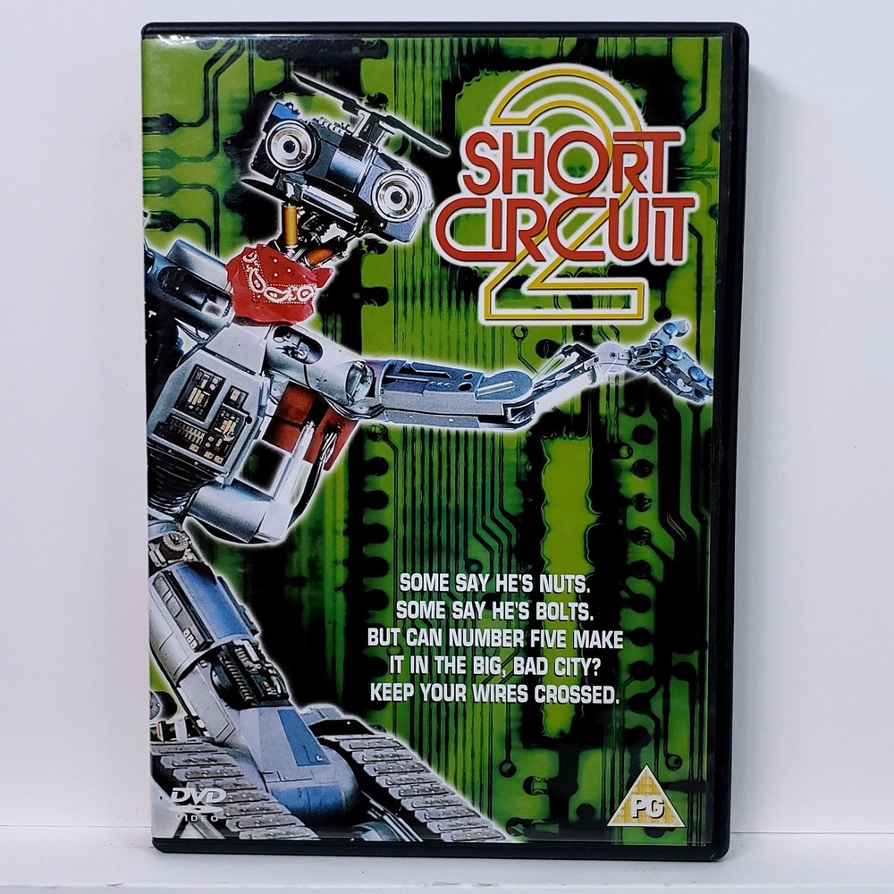 Short Circuit 2 DVD Johnny 5 Robot Action Comedy‎ Widescreen Region 2 PAL UK